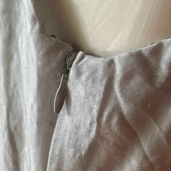 Ann Taylor Loft Blue Silk Blend Dress Size 4 - Picture 7 of 9